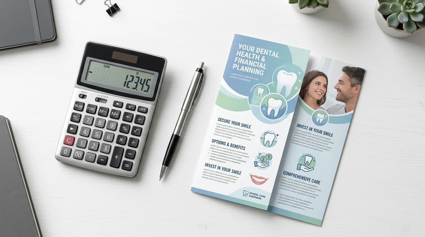 Patient reviewing a dental implant treatment plan with cost breakdown at Meadowbrook Dental Care